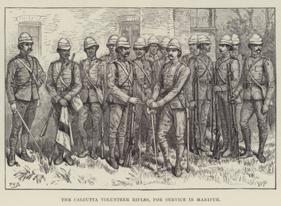 Les Volontaires de Calcutta, pour le service à Manipur - Walter Paget